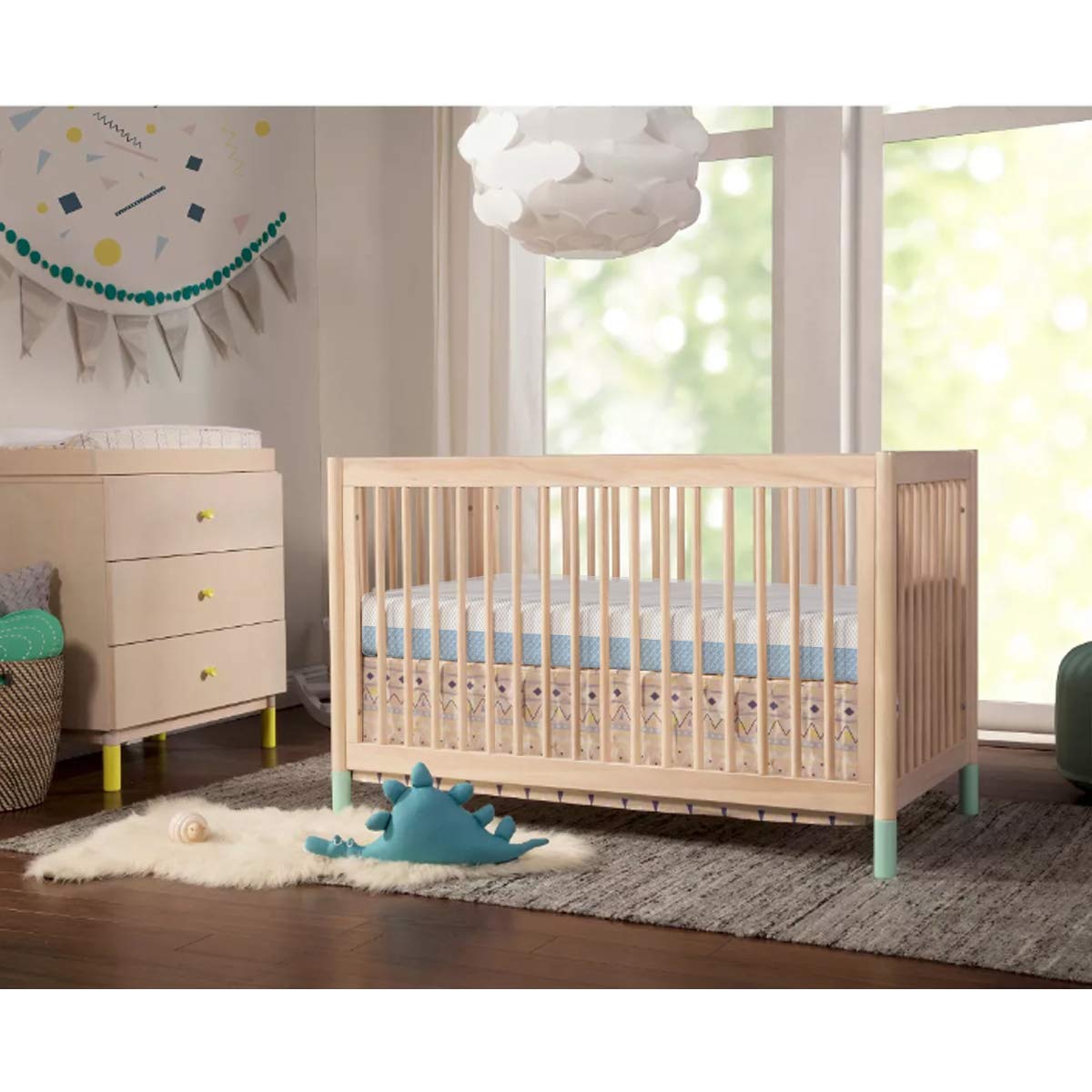 Dourxi Crib Mattress, Dual Sided Comfort Memory Foam Toddler Bed Mattress