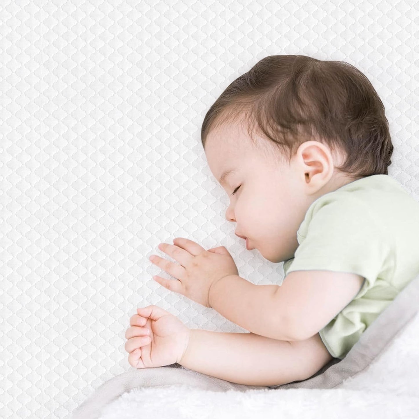 Dourxi Crib Mattress, Dual-Sided Comfort Baby and Toddler Mattress with Cool Gel Memory Foam and Removable Cover, Fits Standard Size Cribs and Toddler Bed, 52x27.5x5.5 inches