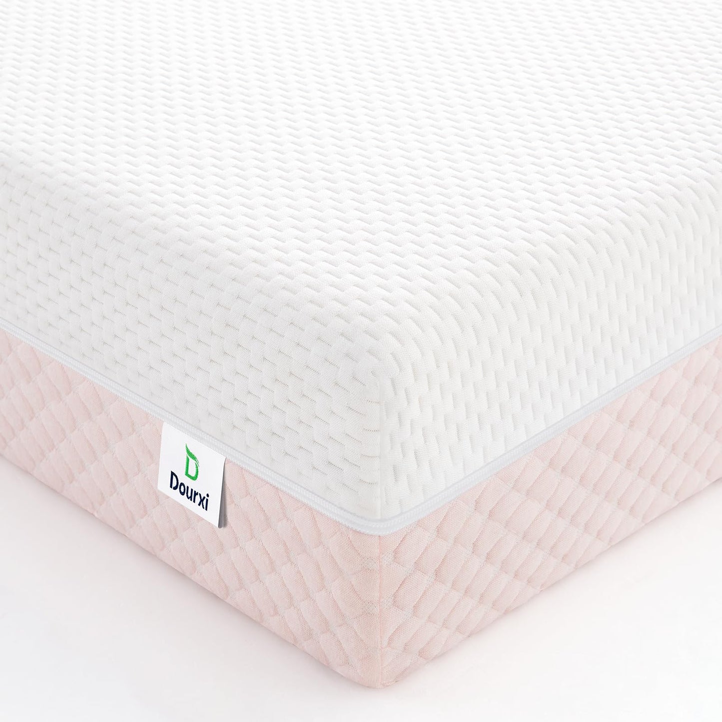 Dourxi Crib Mattress, Dual Sided Comfort Memory Foam Toddler Bed Mattress
