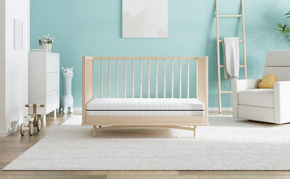 Dourxi 6 Inch Crib Mattress, Dual-Sided Comfort Memory Foam Baby Toddler Mattress W/ Breathable 3-D Spacer Cover