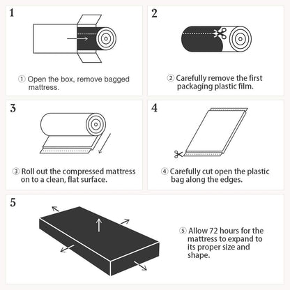 Dourxi 6 Inch Crib Mattress, Dual Sided Comfort Memory Foam Toddler Mattress, Triple-Layer Breathable Premium Baby Mattress W/Removable Cover - White&Pink