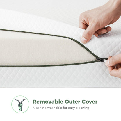 Dourxi 5.5 Inch Crib Mattress, Dual-Sided Comfort Baby and Toddler Mattress W/ Removable Cover