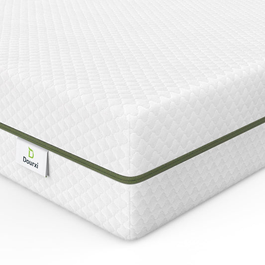 Dourxi 5.5 Inch Crib Mattress, Dual-Sided Comfort Baby and Toddler Mattress W/ Removable Cover